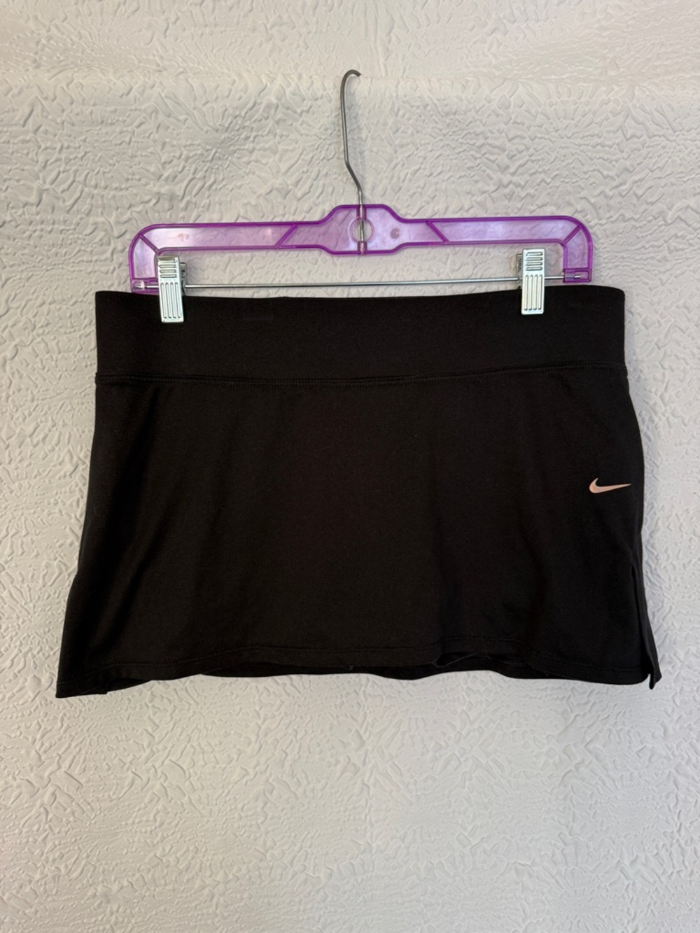 Nike Black Tennis Skort with Swoosh AccentSize Medium Dri-Fit